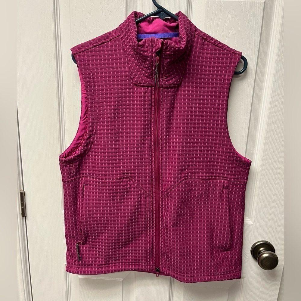 Lululemon Mens Water-Repellent Grid Fleece Hiking Vest - Small - Picture 3 of 7